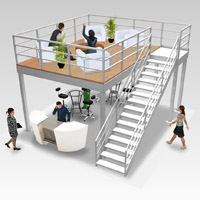 3D 20X20 Double Deck